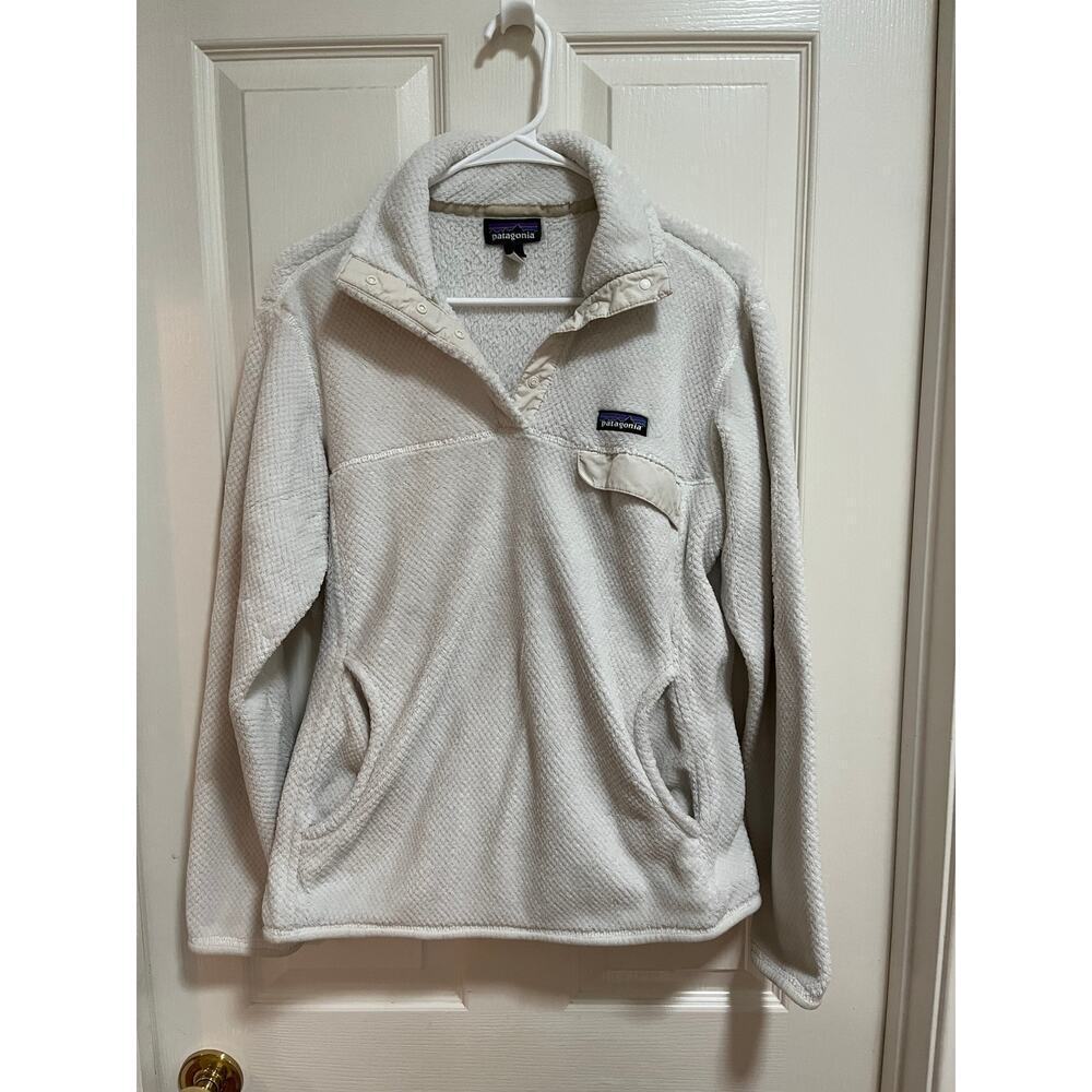 Patagonia Re-Tool Snap T Fleece Pullover White Large
